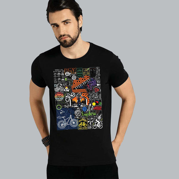 Cycle doodle T-shirt
